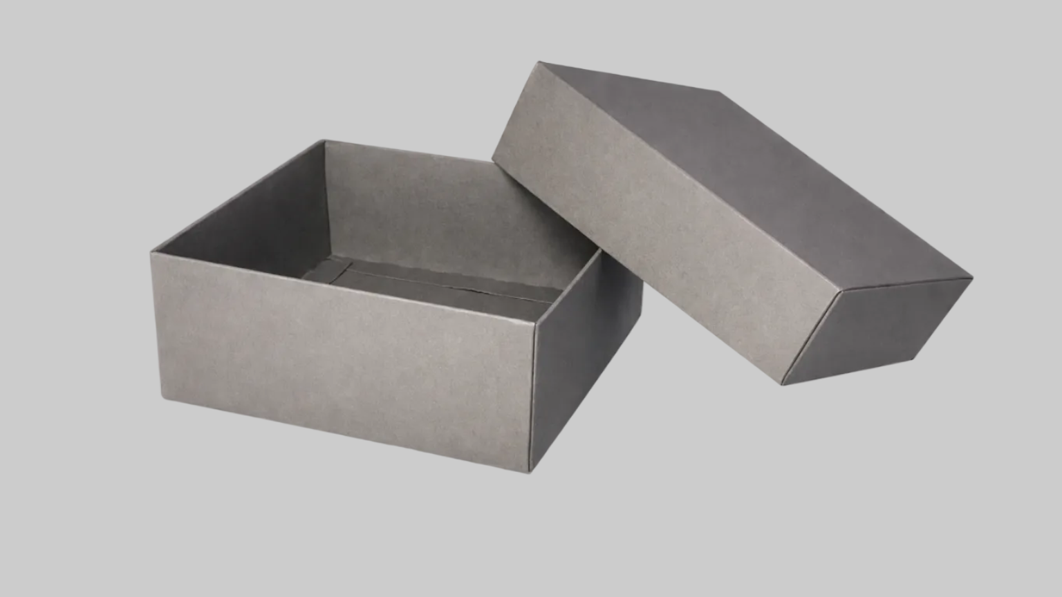 17,5x15x7 cm Gri Karton Kutu