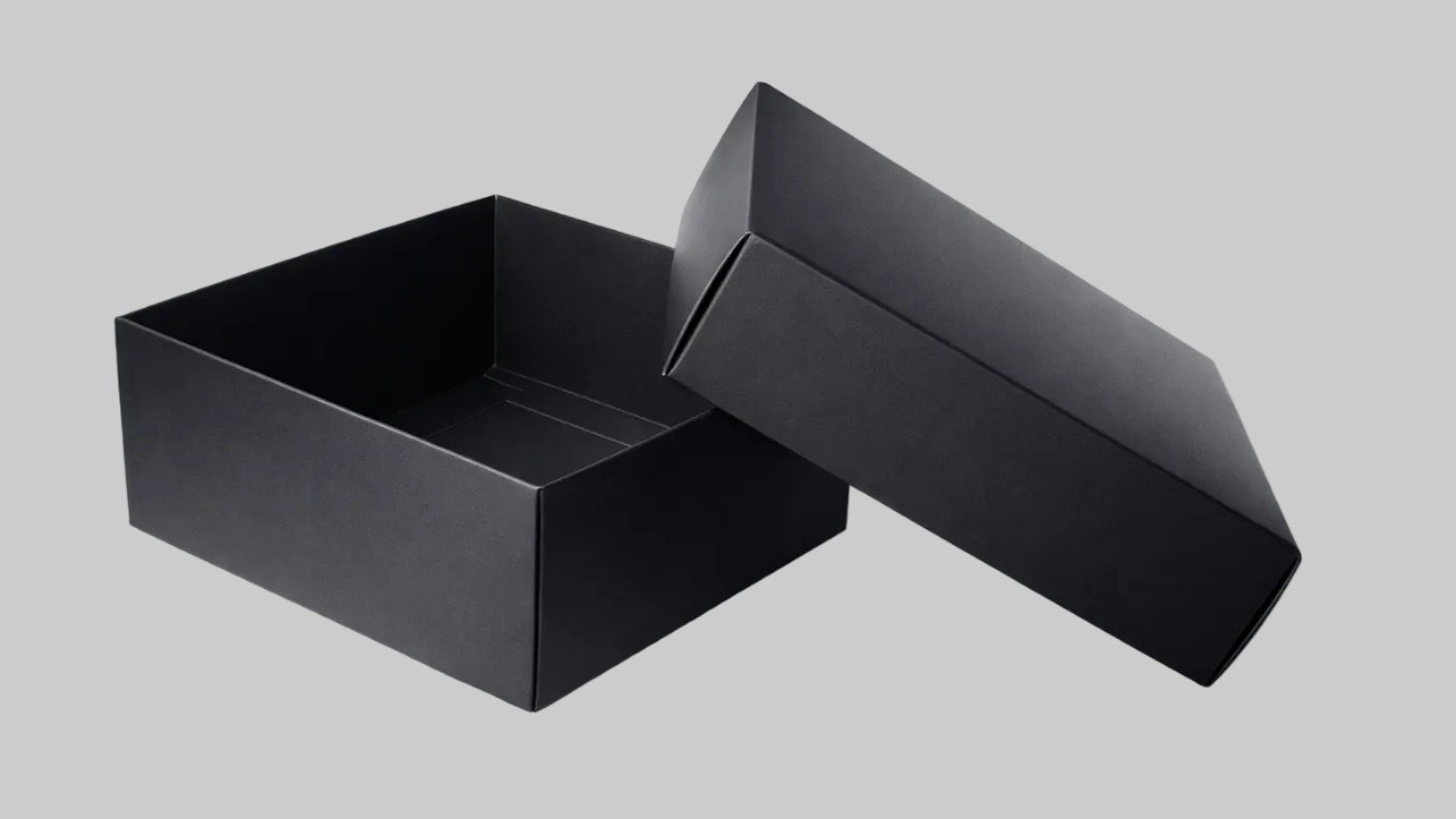 17,5x15x7 cm Siyah Karton Kutu