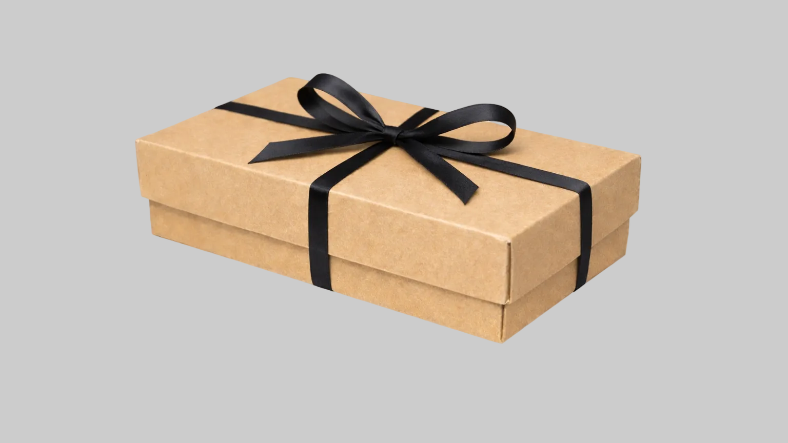 Kraft hediye kutusu – doğal doku ve modern sunum