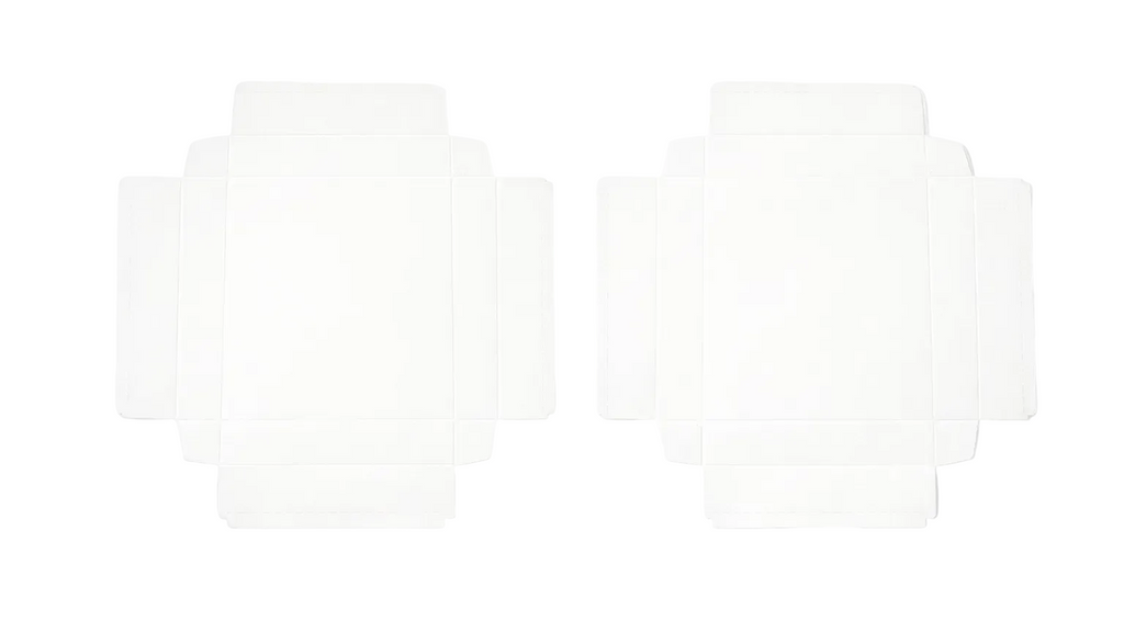 20x20x4 cm Krem Karton Kutu