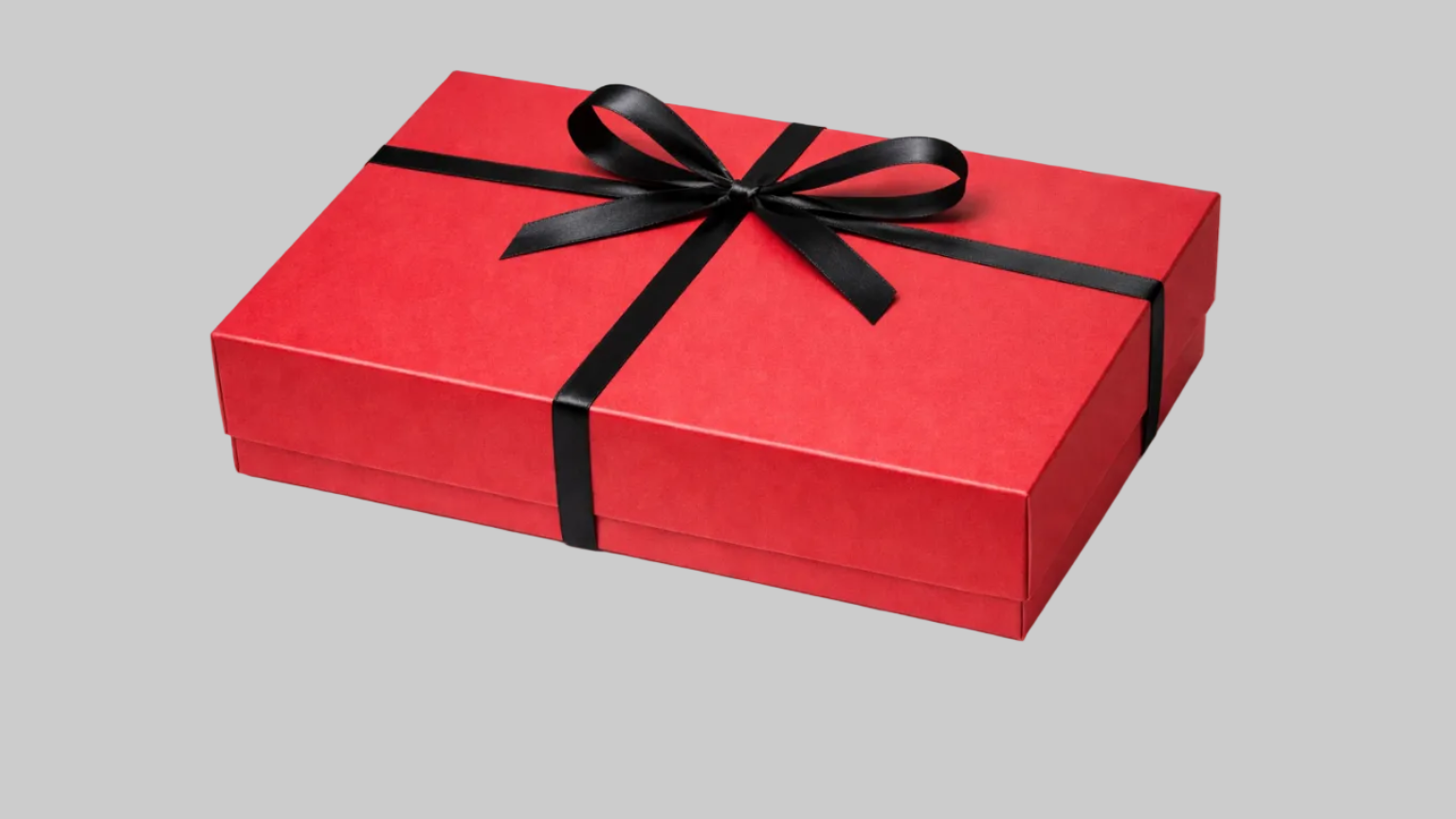 Kırmızı kapaklı hediyelik karton kutu – lüks paketleme stili