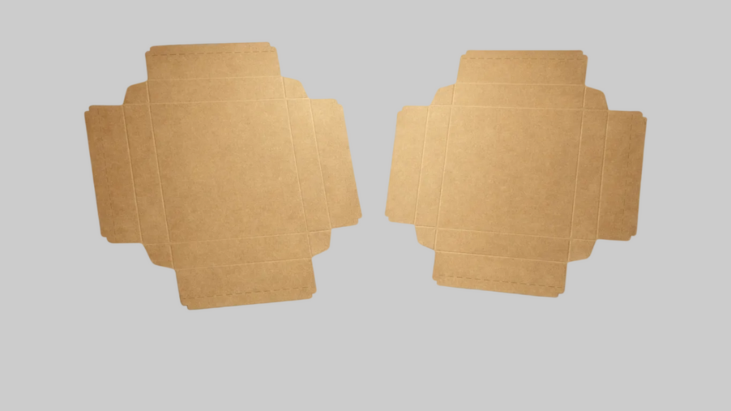 15x15x3 cm Kraft Karton Kutu