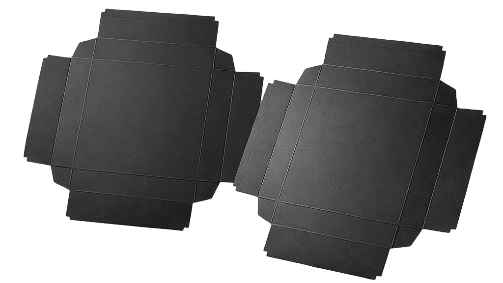20x20x4 cm Siyah Karton Kutu