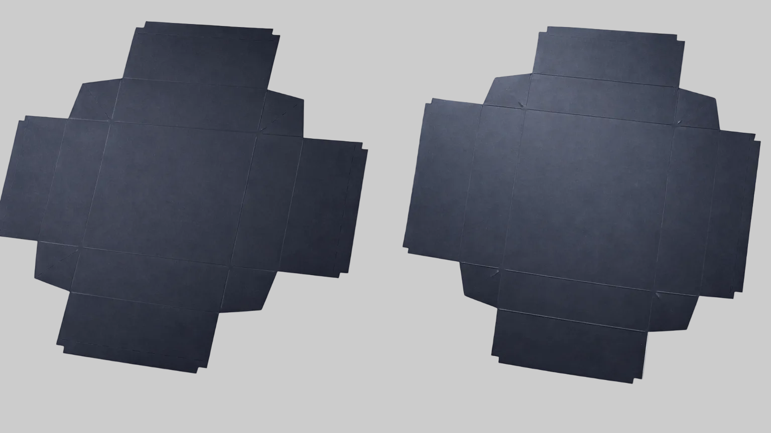 20,7x19,3x4,5 cm Lacivert Karton Kutu