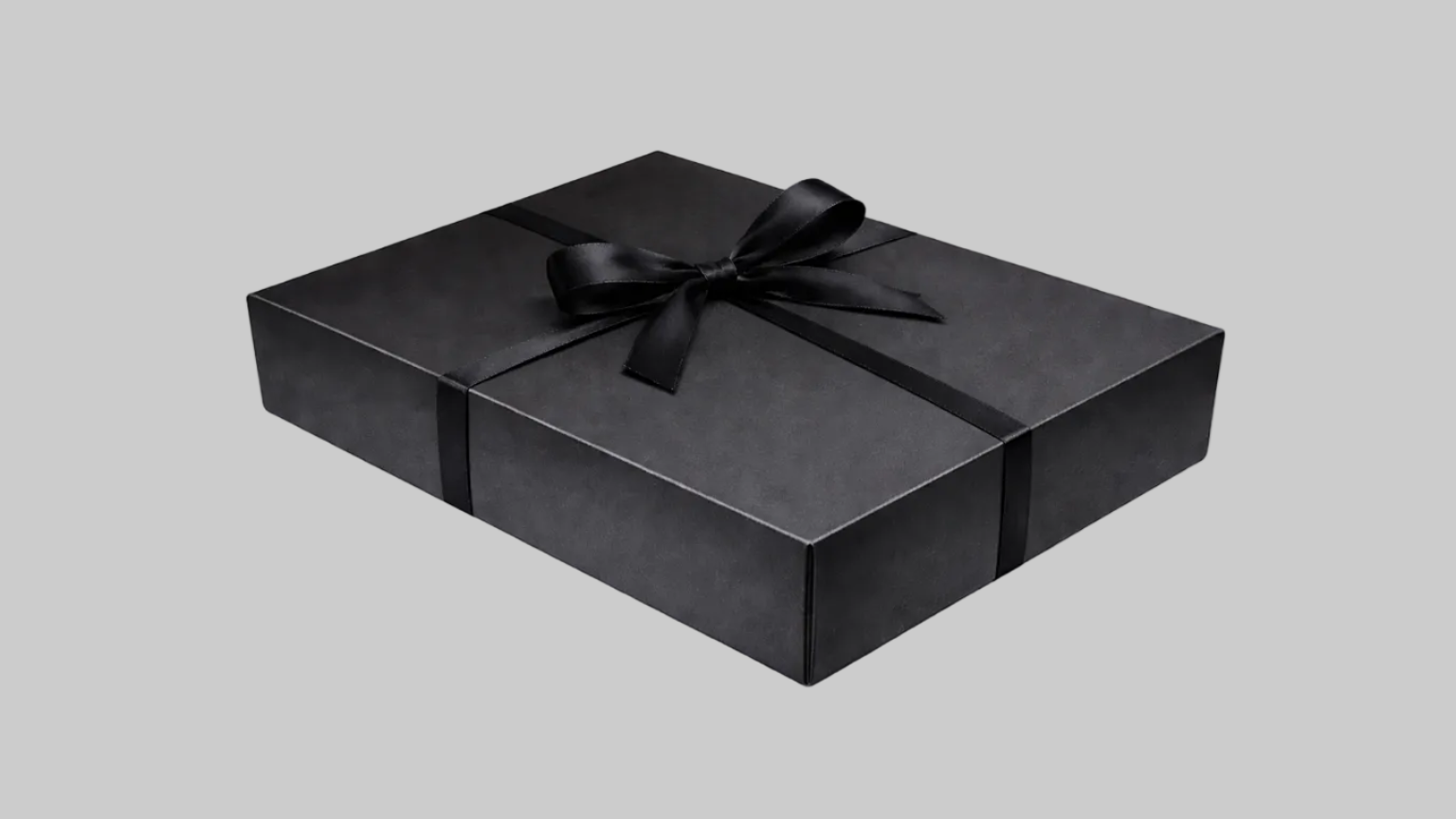 Siyah paketleme kutusu – hediyelik karton çözüm