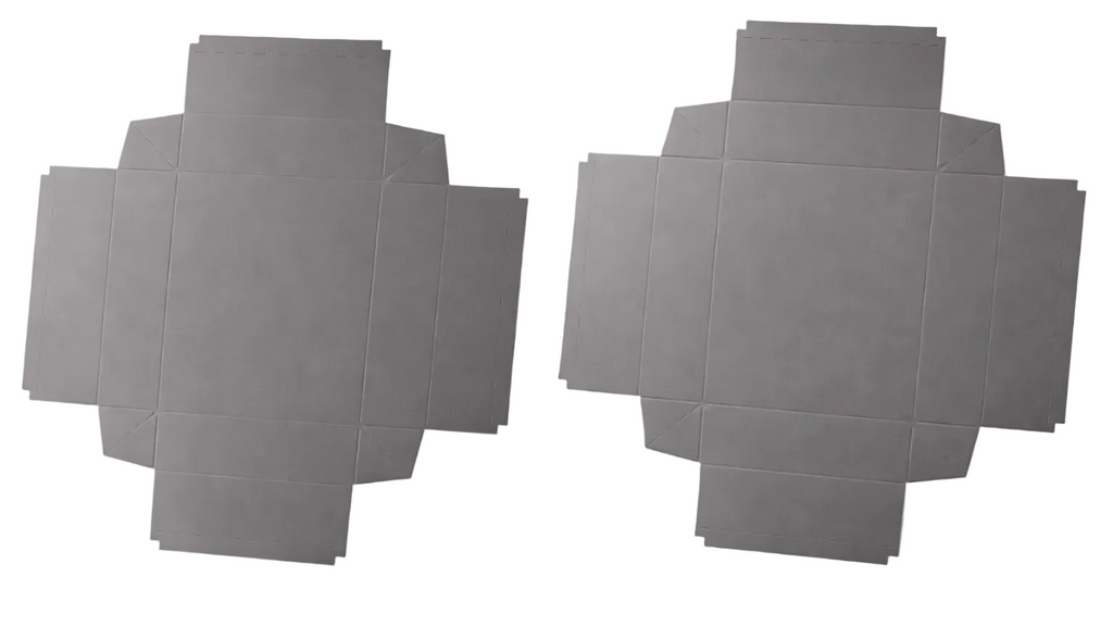 22,5x16,5x5 cm Gri Karton Kutu