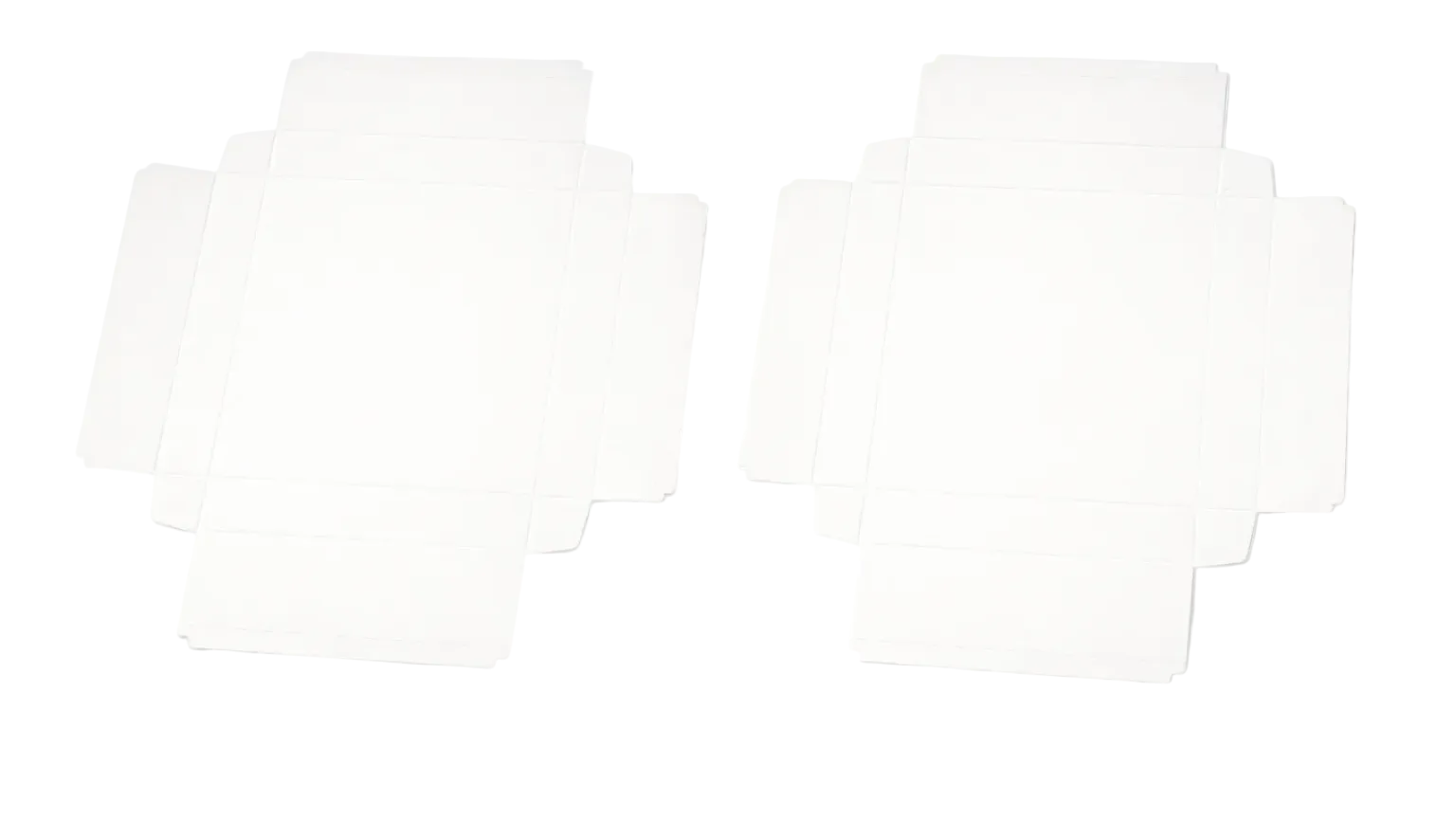 25x20x5 cm Krem Karton Kutu