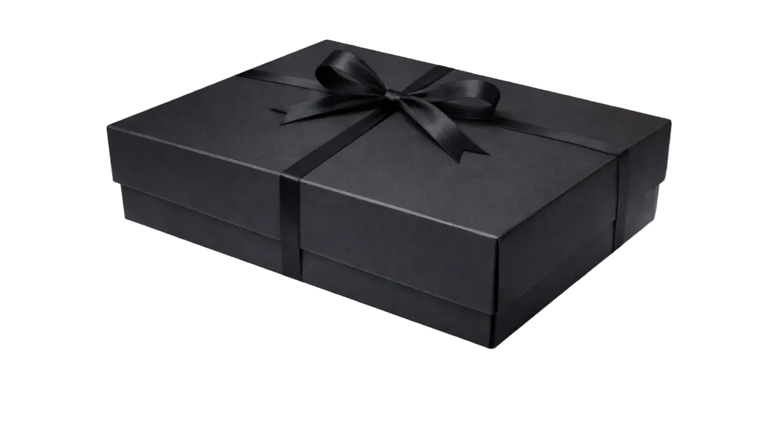 25x20x5 cm Siyah Karton Kutu