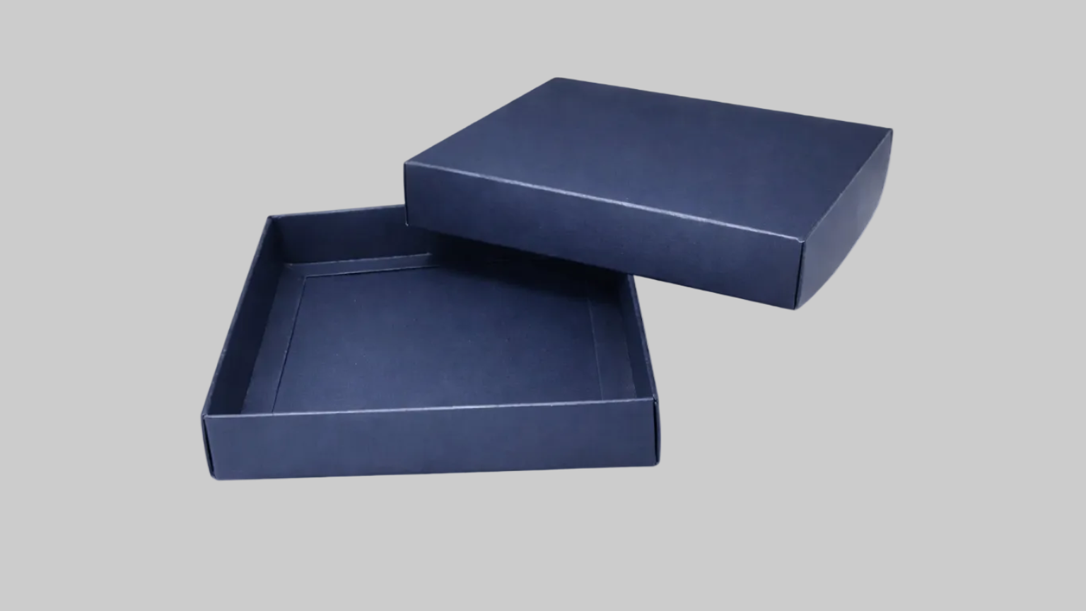 16,5x16,5x3 cm Lacivert Karton Kutu