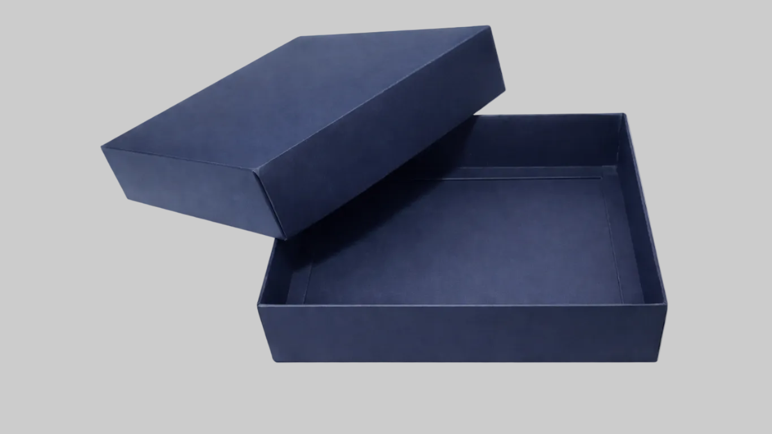 20,7x19,3x4,5 cm Lacivert Karton Kutu