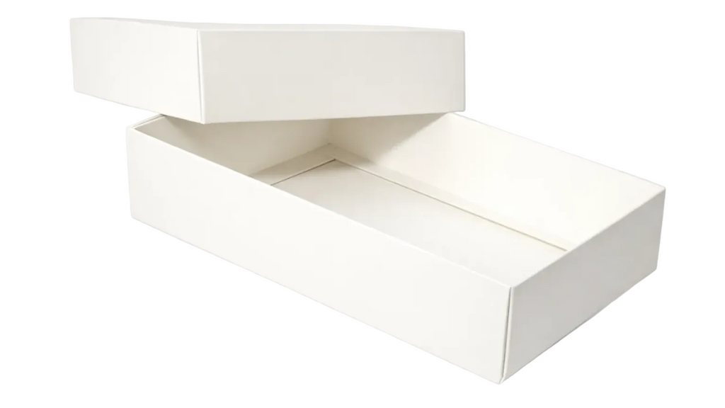 22,5x16,5x5 cm Krem Karton Kutu