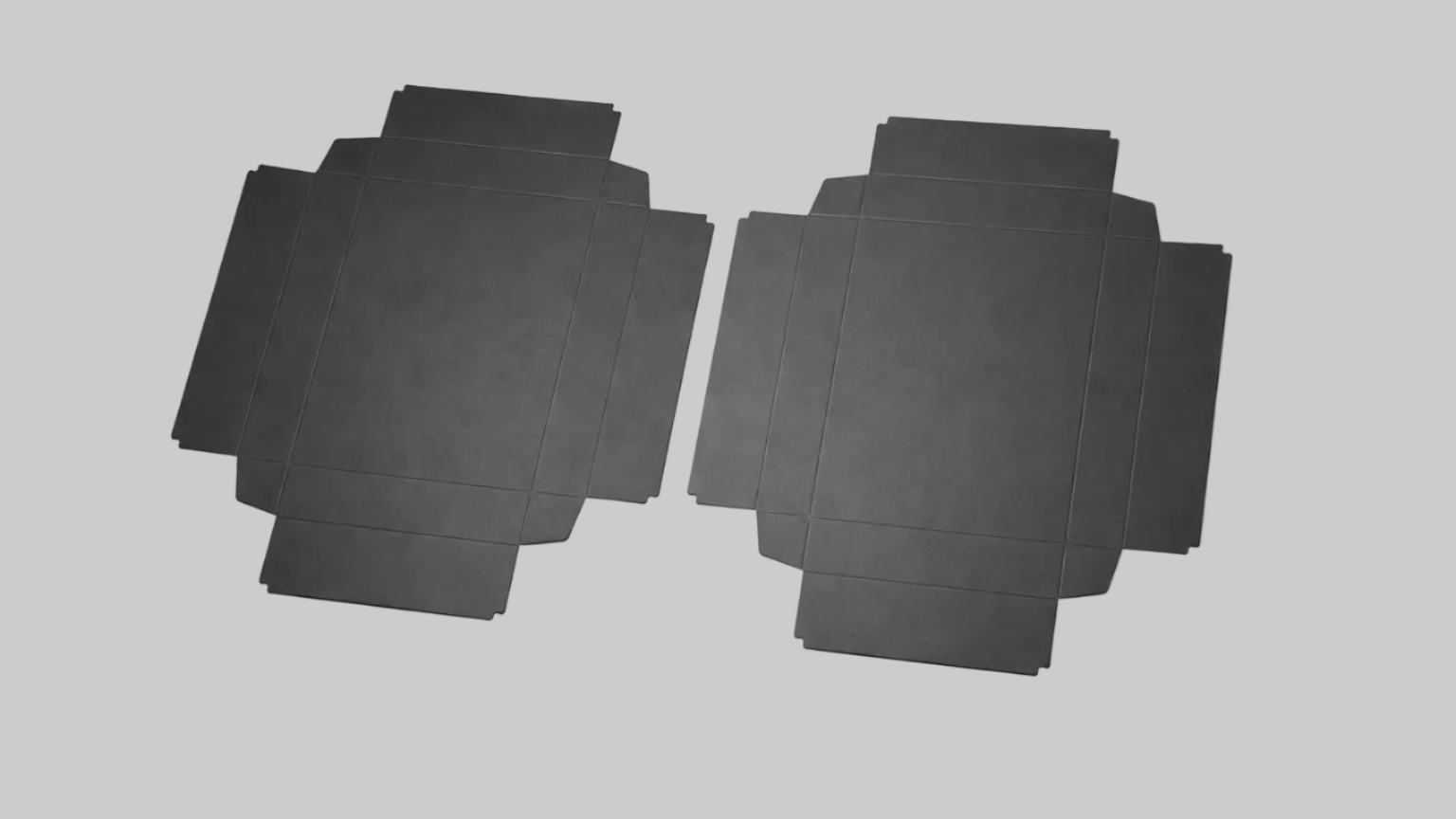 20,7x19,3x4,5 cm Gri Karton Kutu