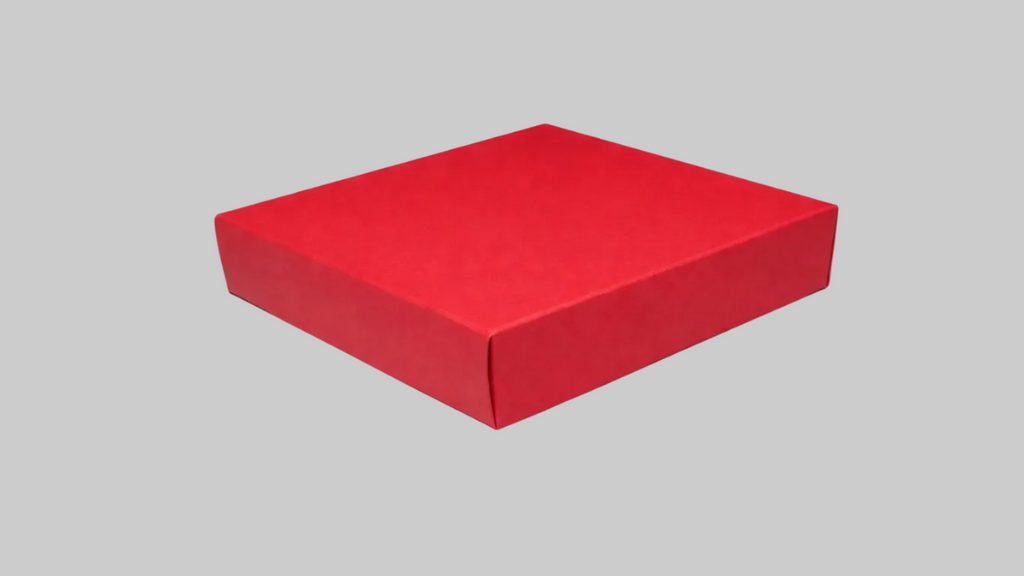 16,5x16,5x3 cm Kırmızı Karton Kutu