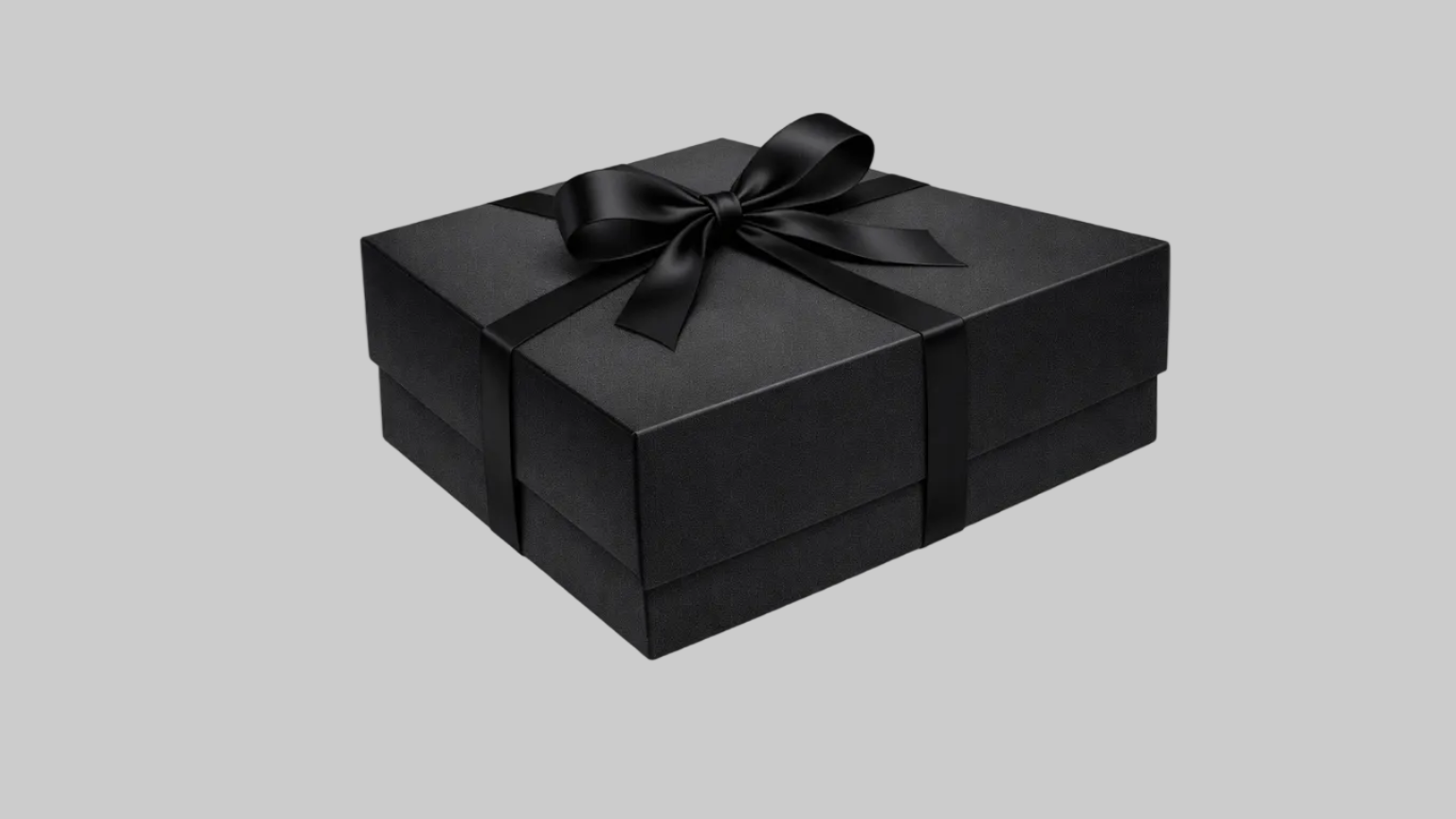 17,5x15x7 cm Siyah Karton Kutu