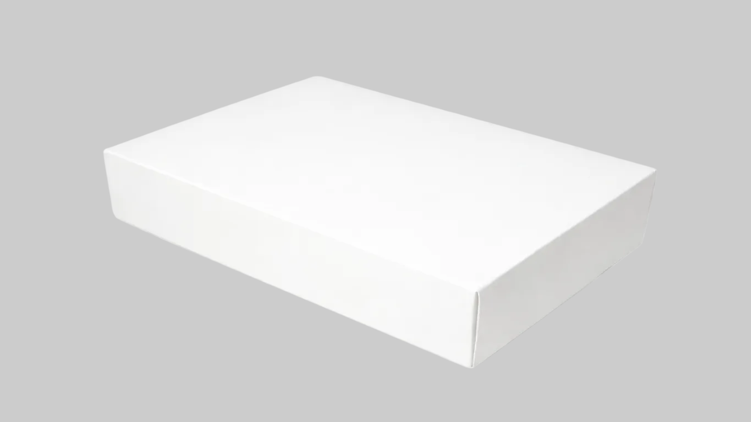 Lüks sert hediyelik beyaz karton kutu – premium sunum