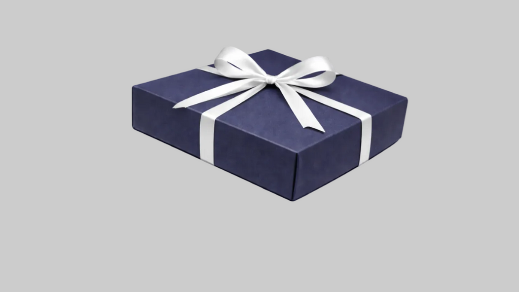 Şık lacivert karton kutu – kurumsal hediye ve paketleme çözümü