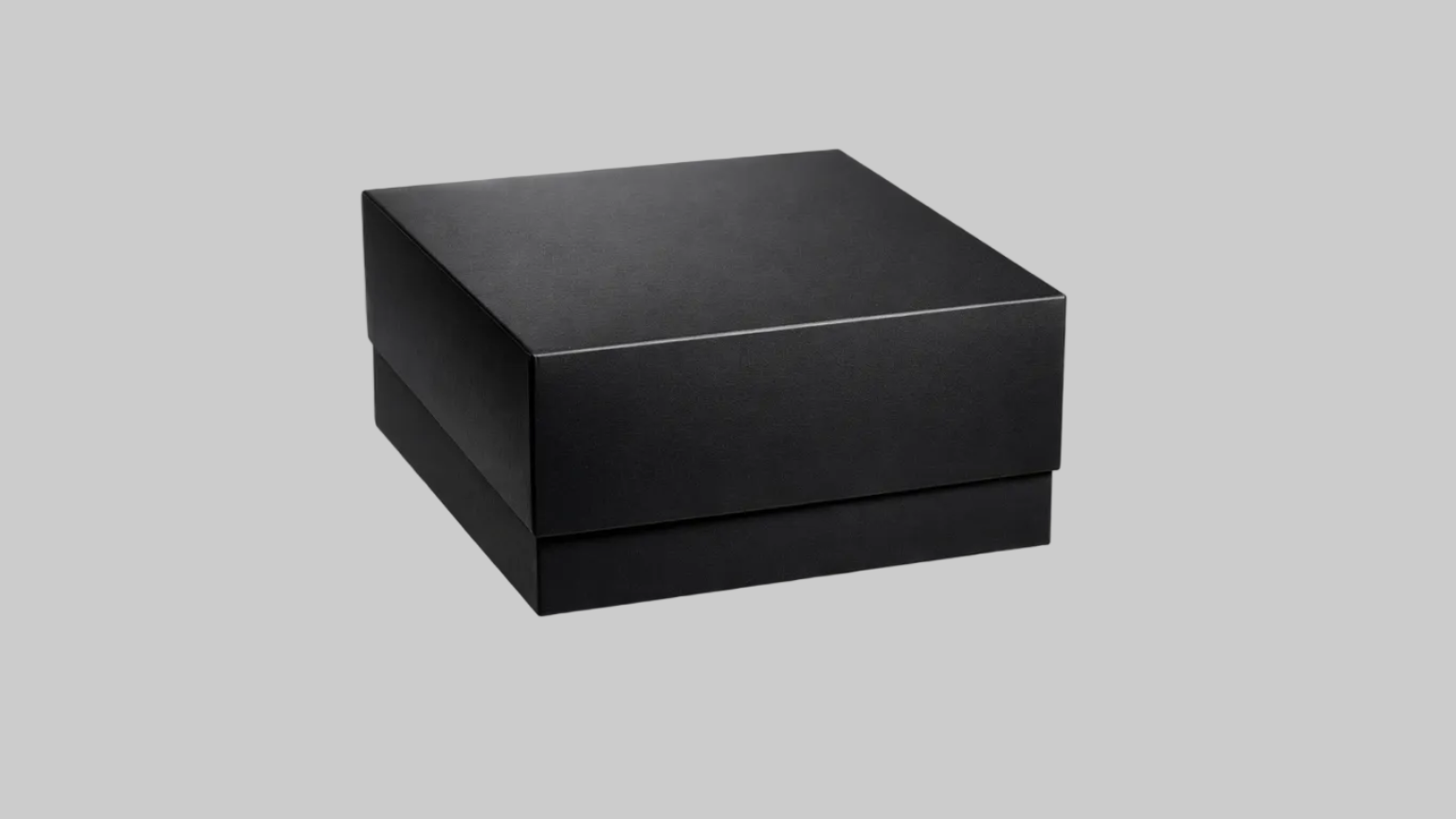 17,5x15x7 cm Siyah Karton Kutu