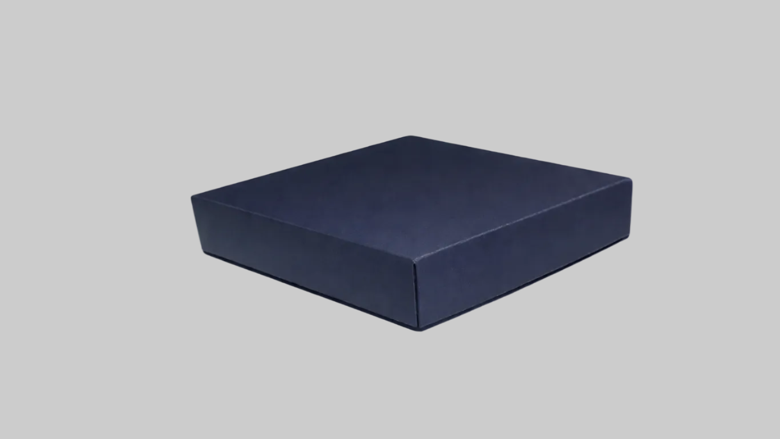 16,5x16,5x3 cm Lacivert Karton Kutu