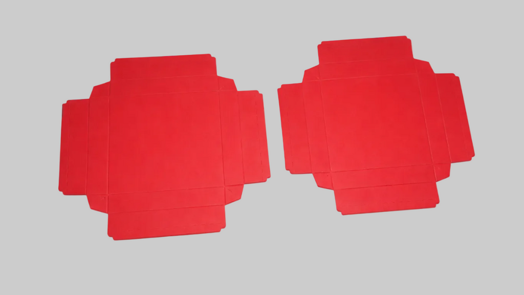 16,5x16,5x3 cm Kırmızı Karton Kutu