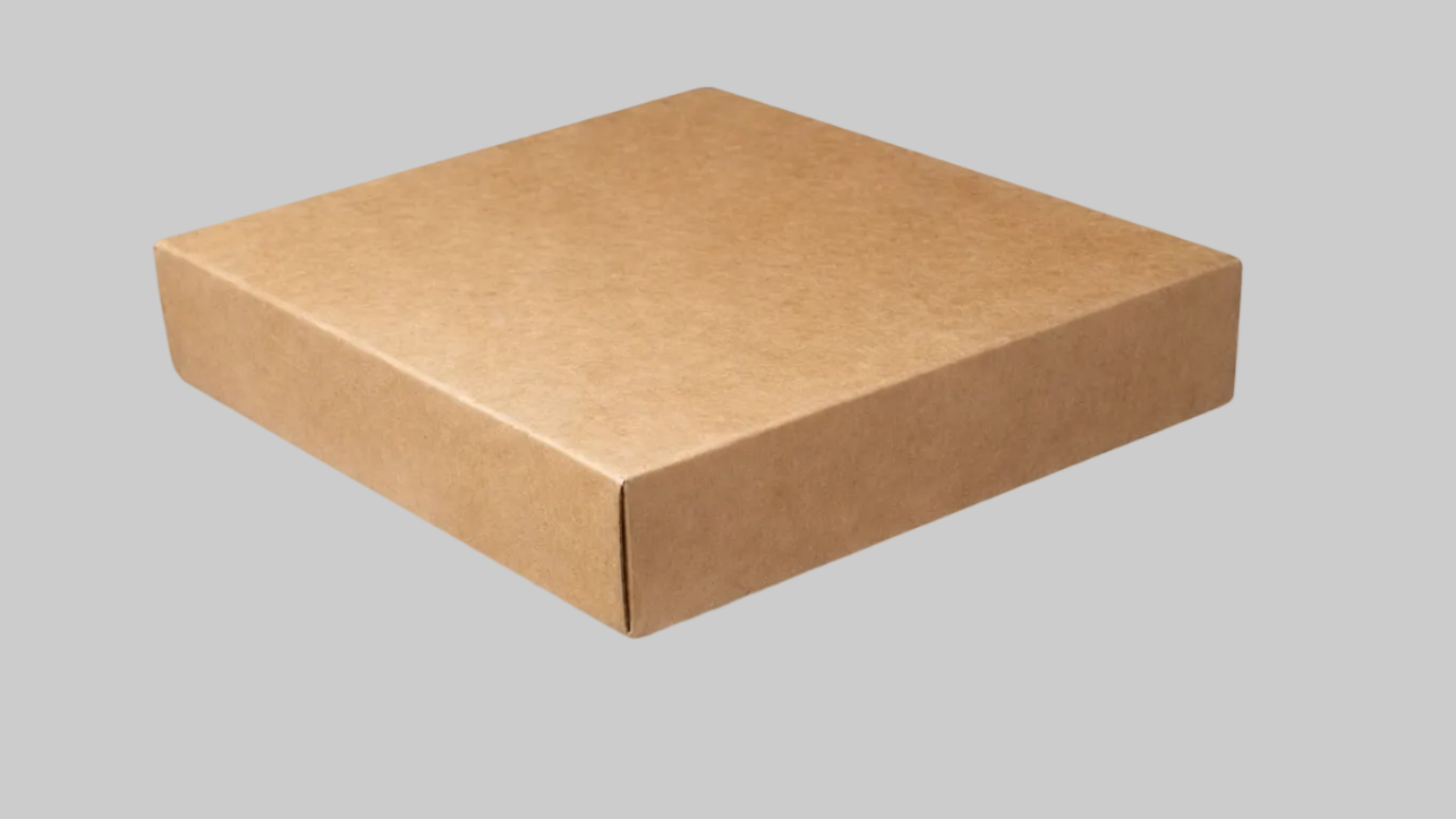 16,5x16,5x3 cm Kraft Karton Kutu