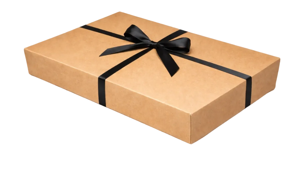 Şık premium kraft karton kutu – marka ve hediye sunumu