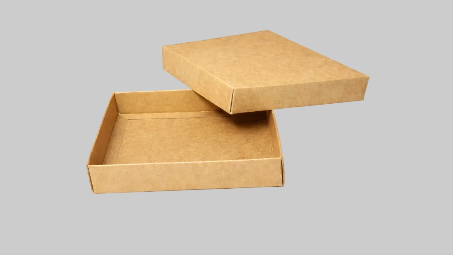 16,5x16,5x3 cm Kraft Karton Kutu