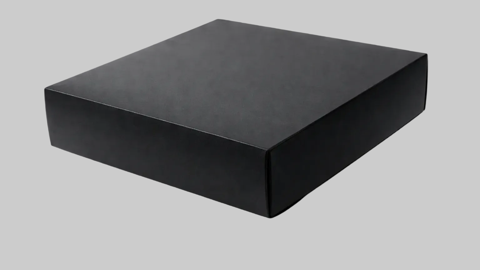 Siyah hediye kutusu – çevreci paketleme