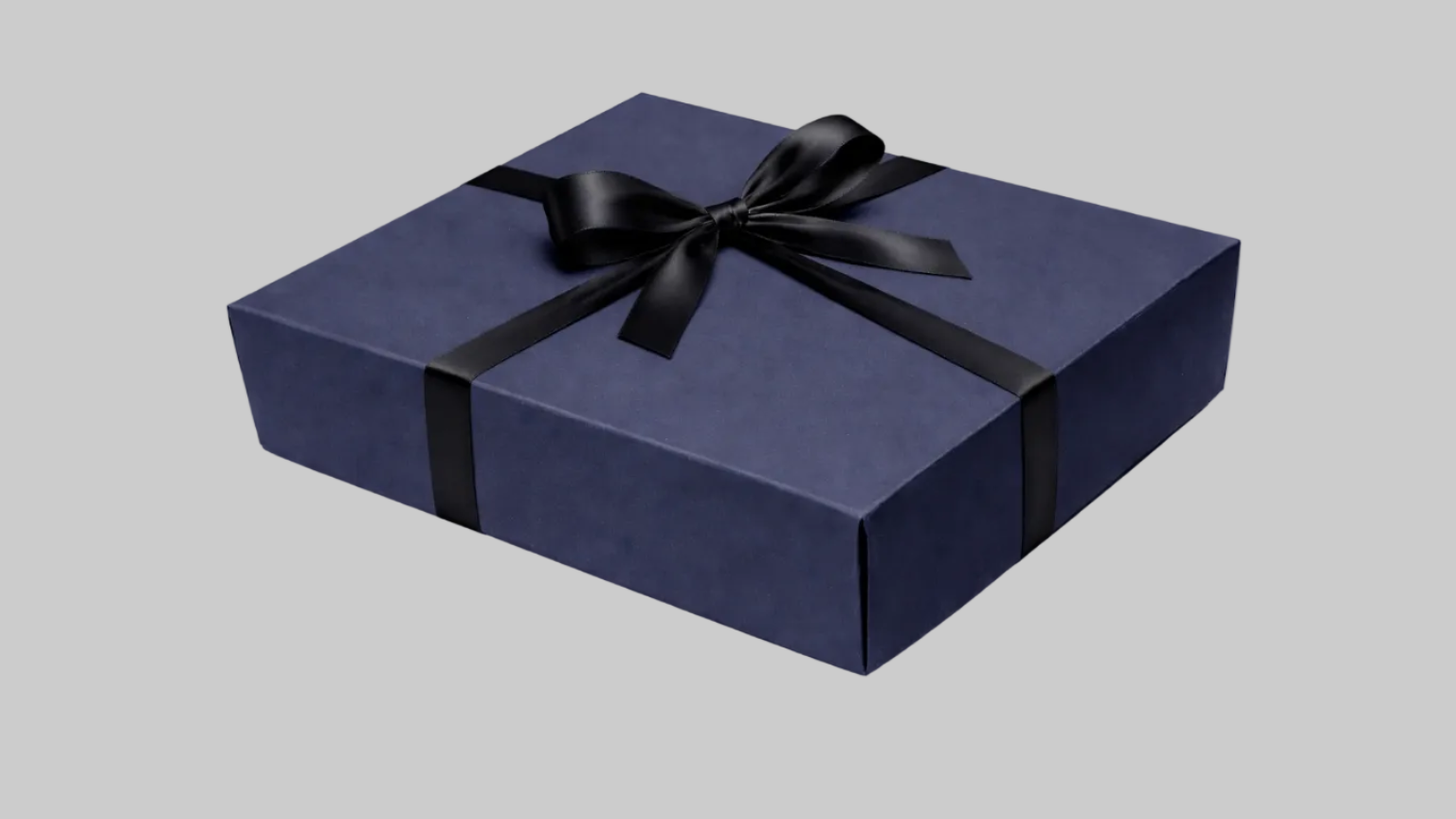 20,7x19,3x4,5 cm Lacivert Karton Kutu