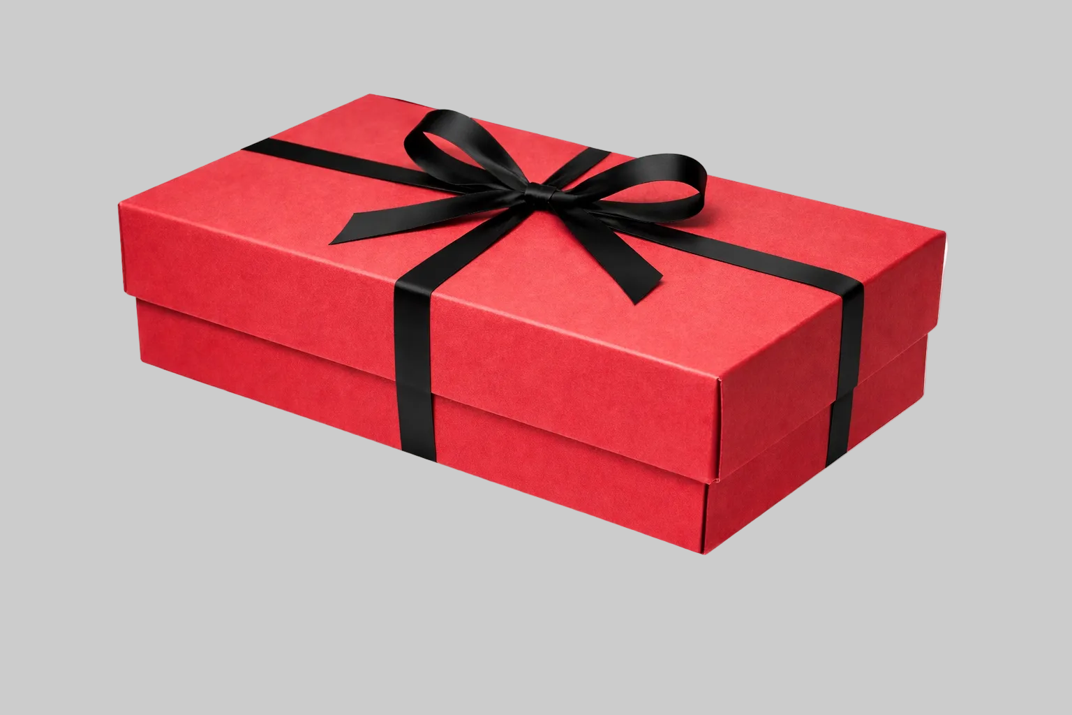 Minimal kırmızı sevgililer günü karton kutu – şık marka paketi