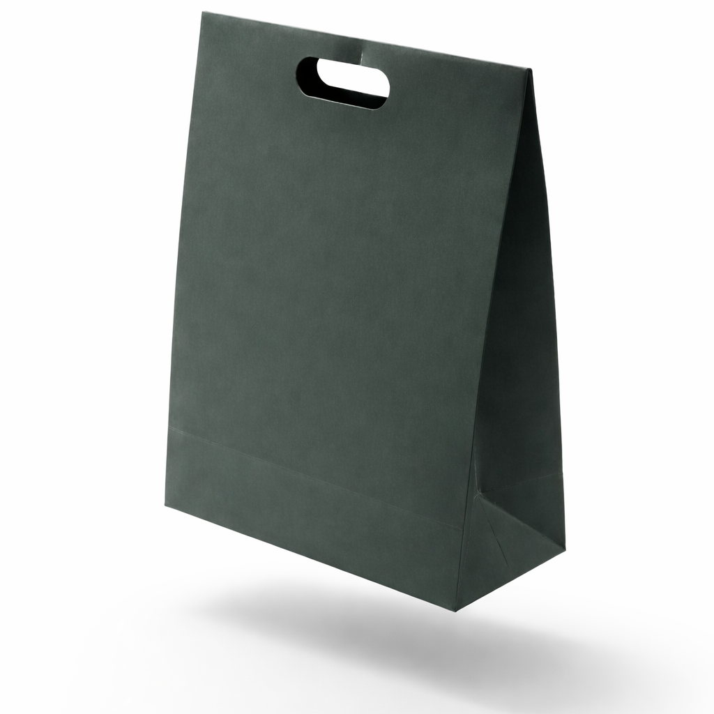 Kapaklı karton çanta