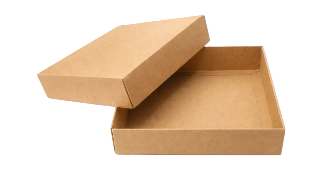 Doğal kraft hediyelik karton kutu – minimalist görünüm