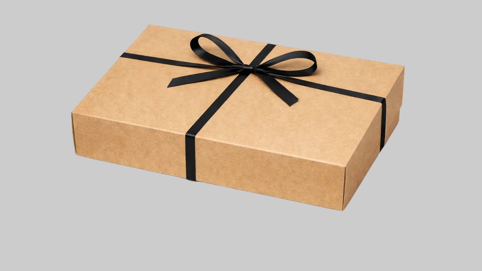 Kraft hediyelik kutu – doğal doku ve şık hediye sunumu
